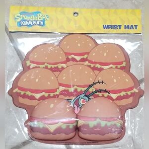 Nickelodeon Spongebob Squarepants Plankton Krabby Patties Wrist Mat